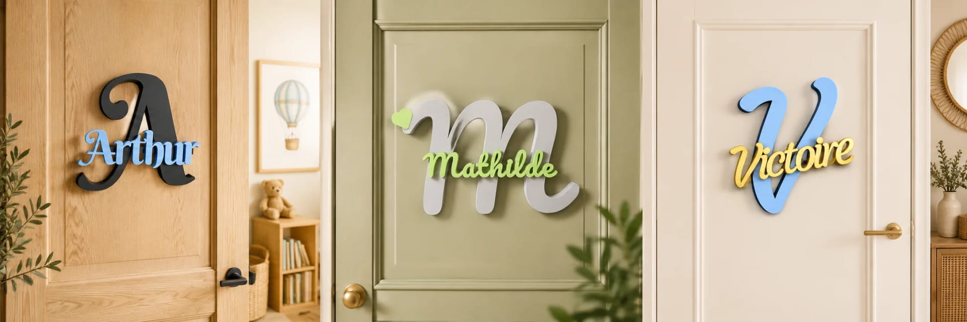 Plaque de porte personnalisée