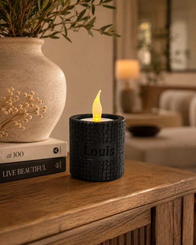 Name Candle Holder for LED Candle | MyFabrik