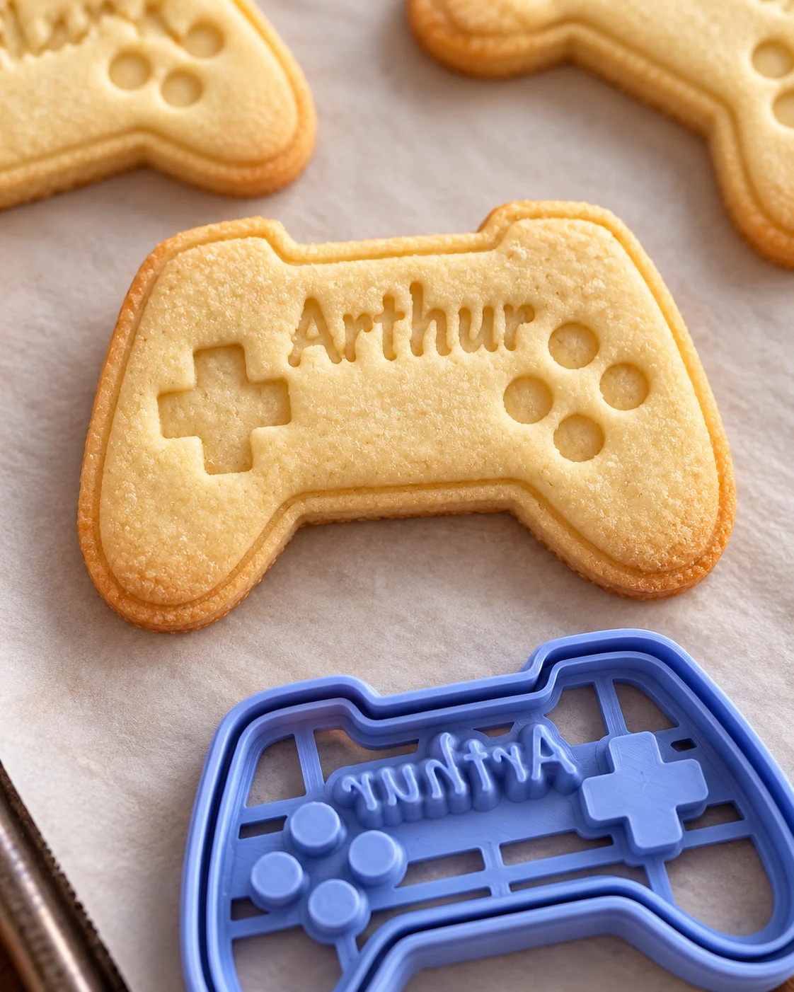 Emporte-pièce Manette de Jeu Personnalisé avec Prénom | MyFabrik
