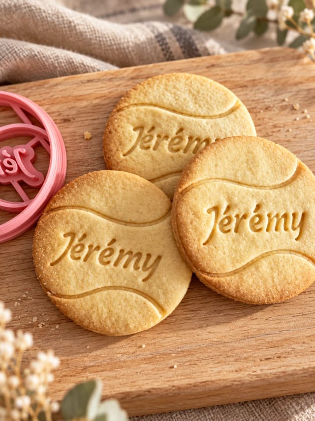 Cortador de galletas Pelota de tenis personalizado con nombre