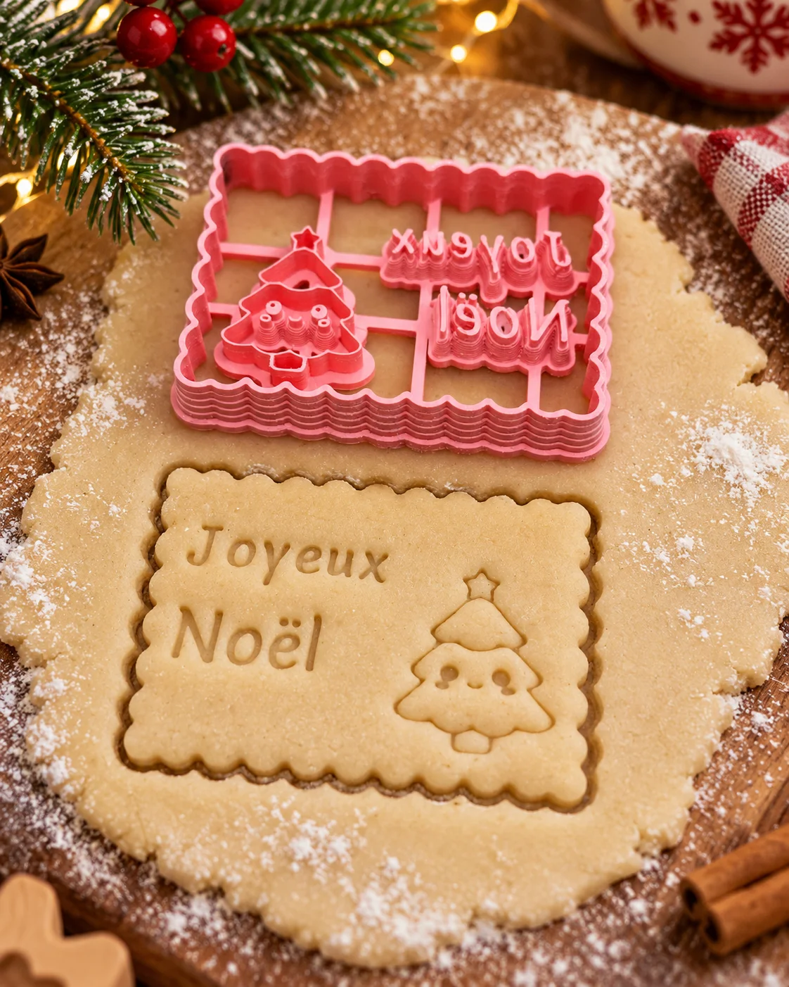 Emporte-pièce Joyeux Noël – Petit Sapin
