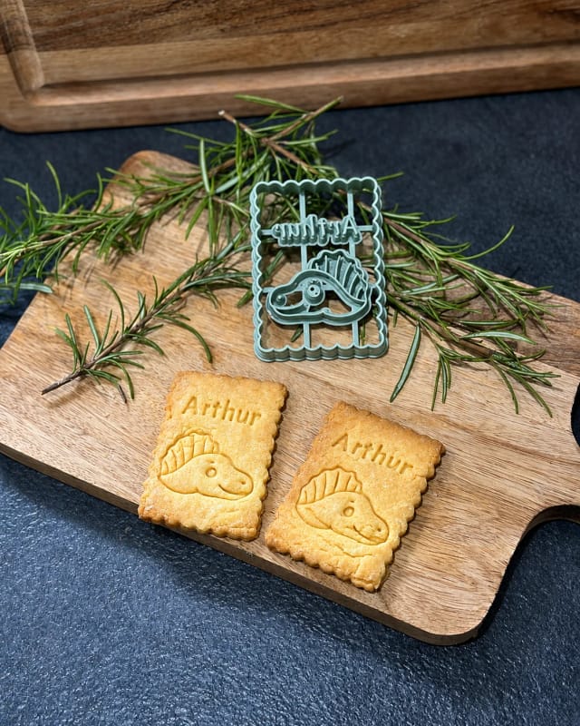 Personalized Little Spinosaurus Cookie Cutter