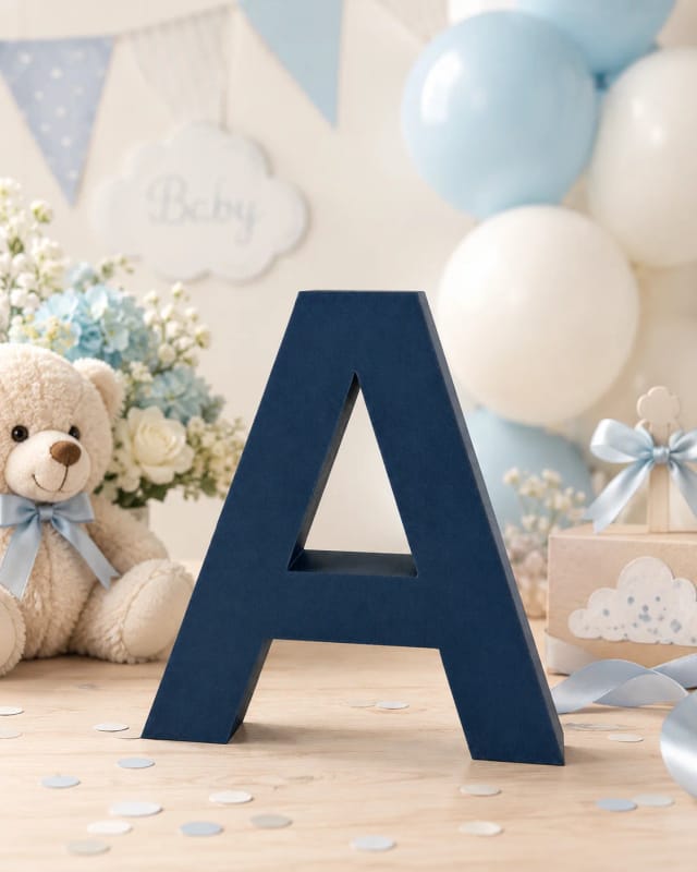 Personalisierter Dekobuchstabe 20 cm zum Aufstellen oder Aufhängen