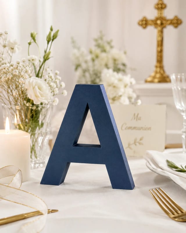 Personalized decorative letter 20 cm to stand or hang
