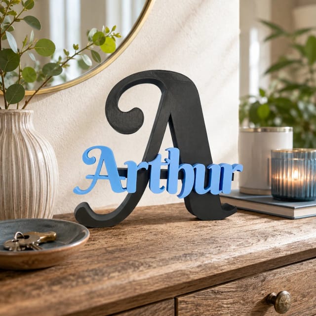 Personalised Rose Tudor door sign – Name decoration