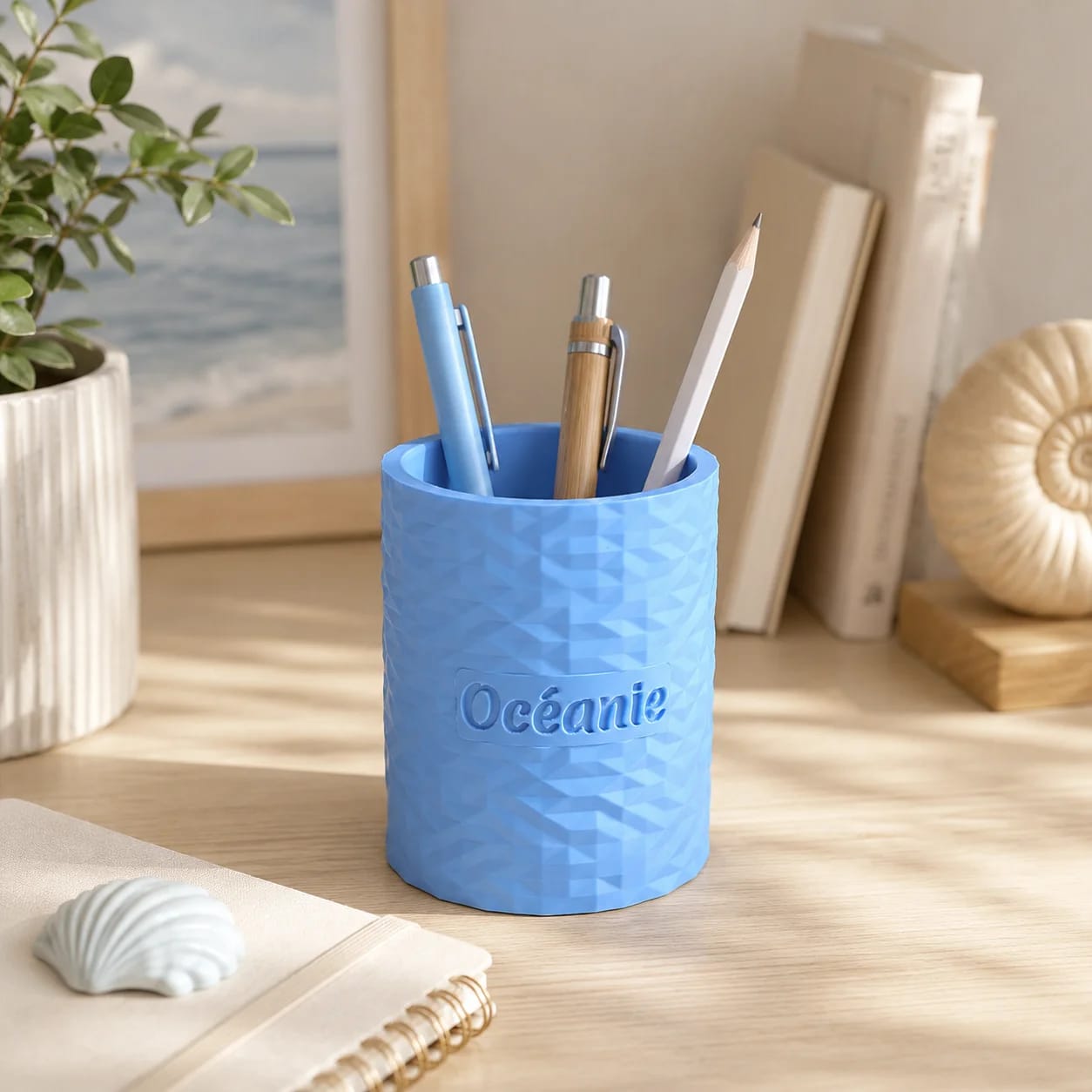 Pot à crayons personnalisé prénom — Kalmia, bureau & chambre d'enfant