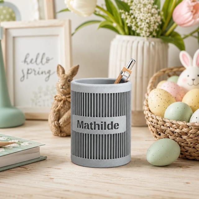 Personalised name pencil pot