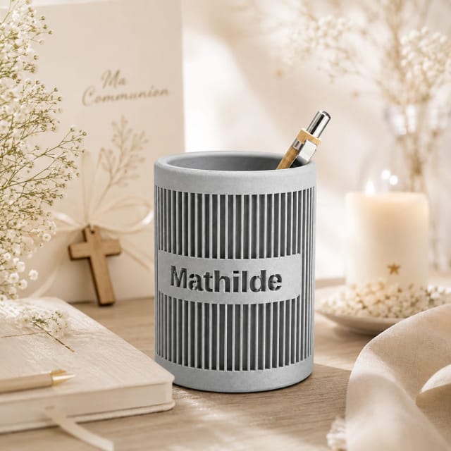 Personalised name pencil pot