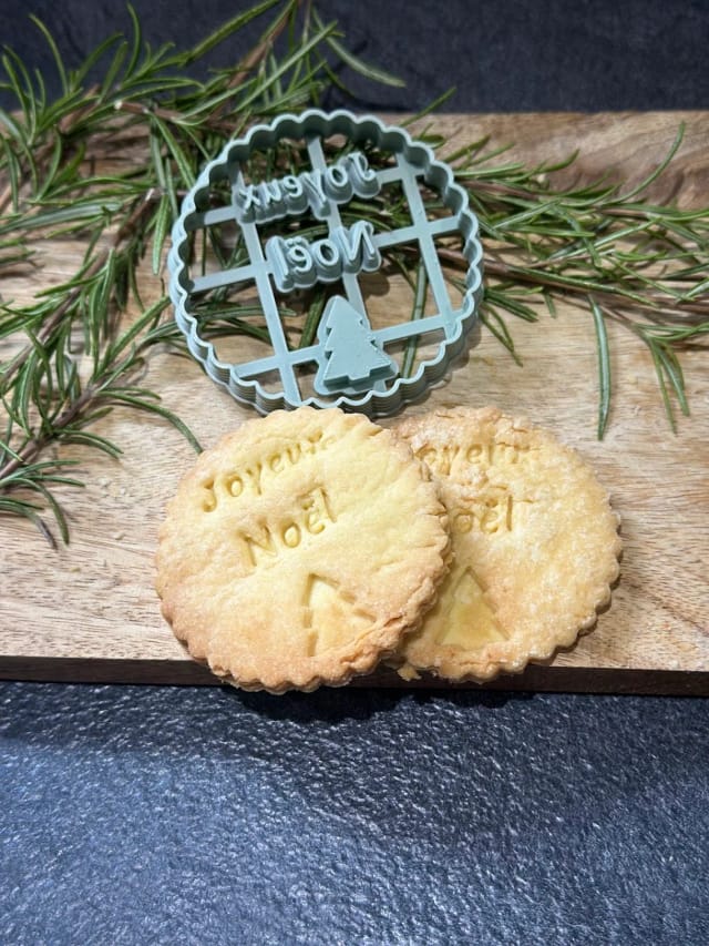 Emporte-pièce Joyeux Noël – Rond