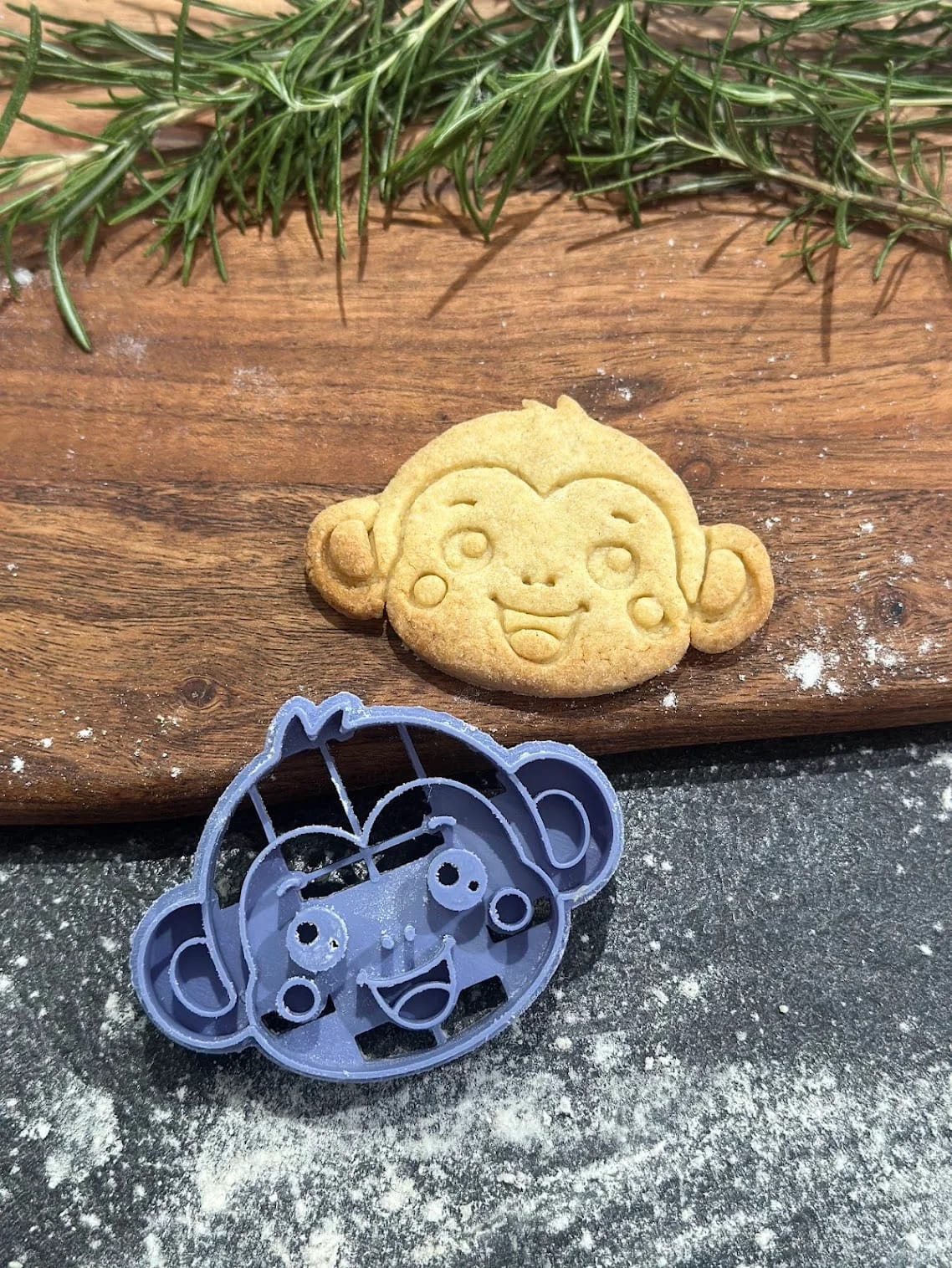 Emporte-pièce singe kawaii — biscuits animaux de la jungle