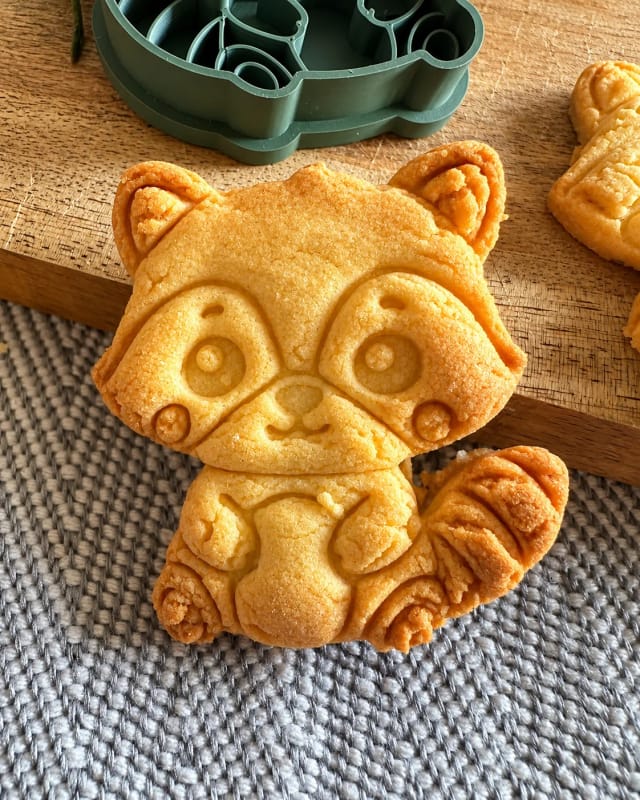Emporte-pièce Raton Laveur Kawaii pour biscuits