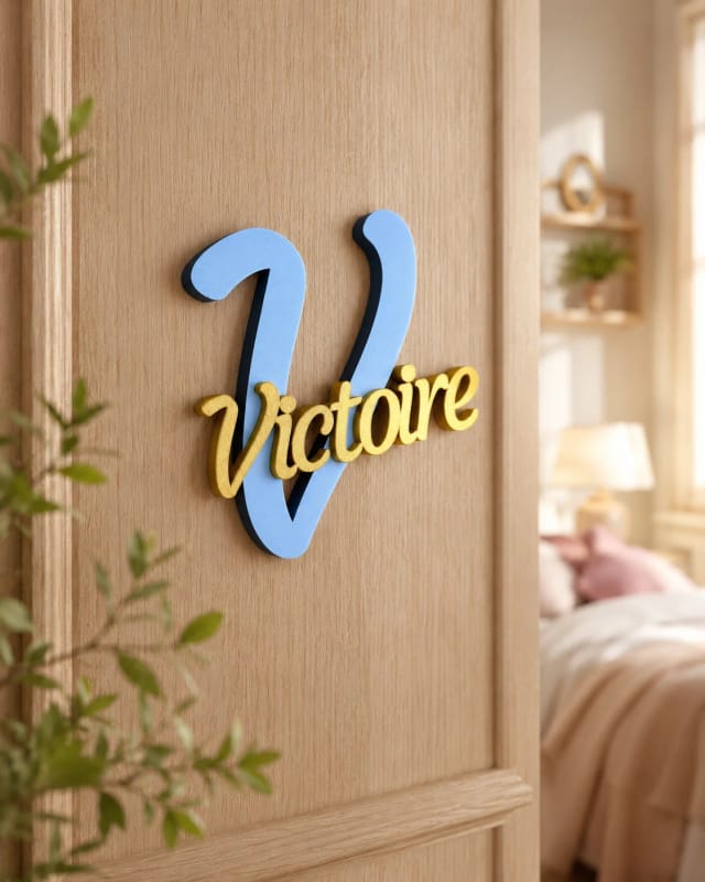 Plaque de porte Courgette